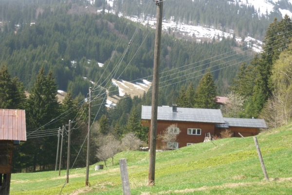 Freileitungen in Hirschegg