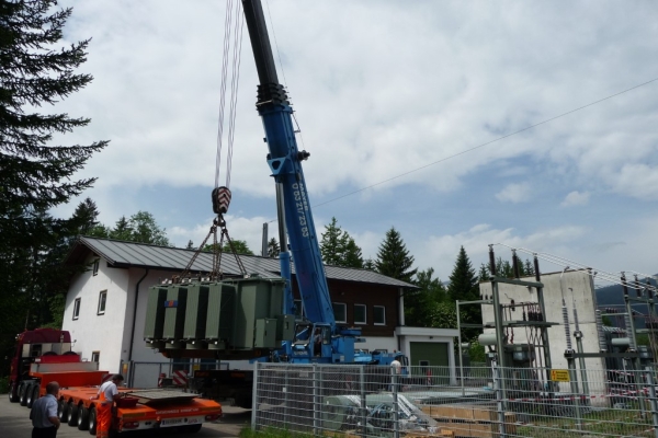 Baustelle am Umspannwerk