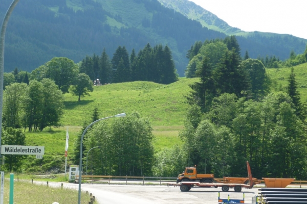 Abmontage der Freileitung in Hirschegg