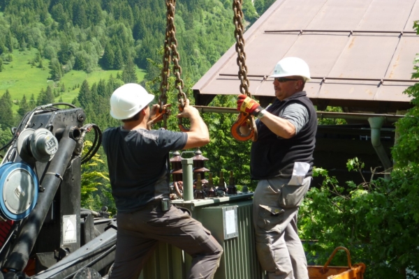 Das Team vom Bau