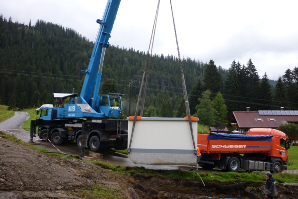 Trafostation Oberwäldele in Hirschegg