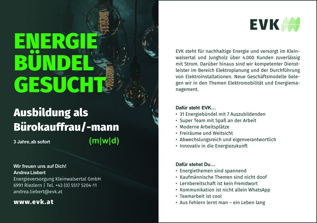 EVK_stellenanzeige_buerokauffrau bild EVK_stellenanzeige_buerokauffrau bild