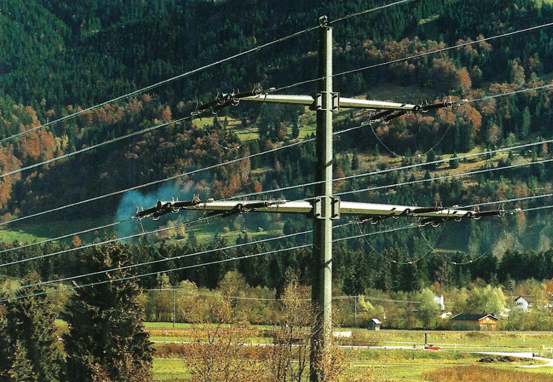 Mit den Freileitungen fing die flächendeckende Stromversorgung an Die Freileitungen waren früher Standard