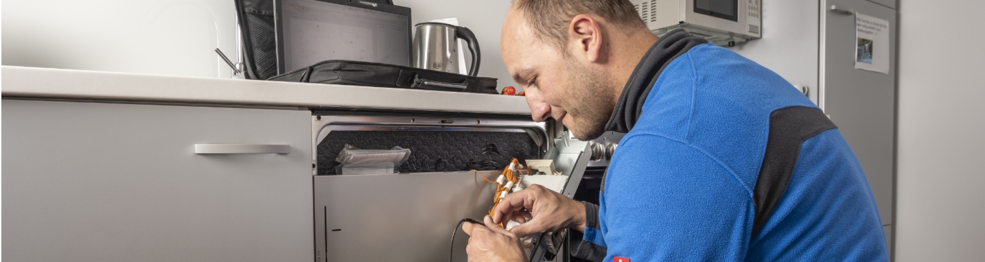 Kundendienstmitarbeiter Markus Fritz