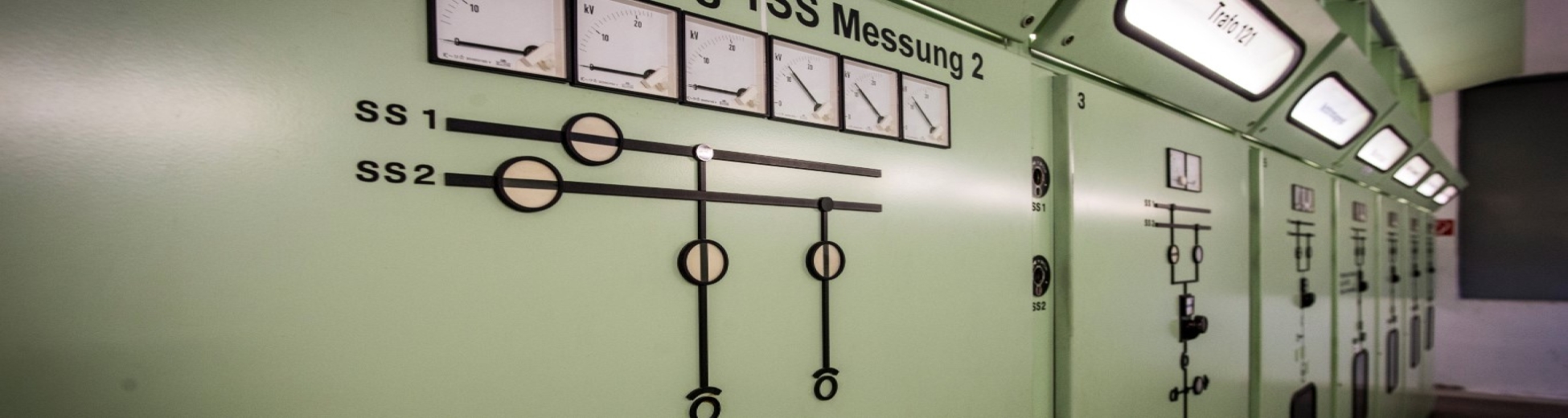 Blick ins Umspannwerk